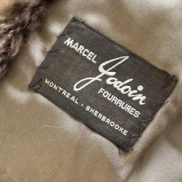 Vintage Full Fur Canadian Long Coat Montreal Medium Marcel Jodoin Mob Wife